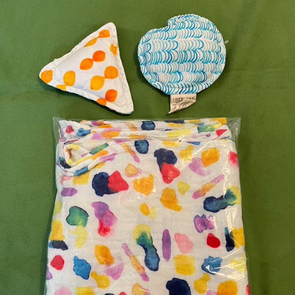 Lovevery Peek-a-Boo Blanket and Bean Bags